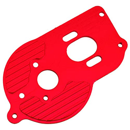Metal Motor Mount Plate Fixed Bracket Compatible with Losi 1/18 Mini-T 2.0 2WD Stadium RC Truck Hop-Up Parts (Red) - color: Red