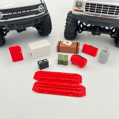 Generic 1/18 1/24 Rc Crawler Accessories Fit for 1/18 Trx4m 1/24 Axial Scx24