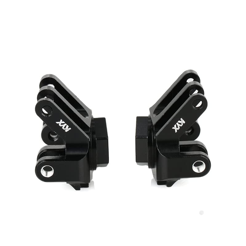 KYX Racing Aluminum Alloy AR14B Front Axle Steering Knuckle Upgrades Parts Accessories for 1/10 RC Crawler Car Axial RBX10 RYFT