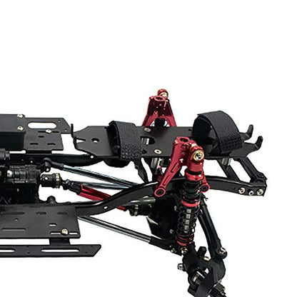 LCX Racing 1/10th RC Crawler Car CNC Machined Alloy Battery Tray for Axial SCX10 II 90046 90047, Upgrades Parts Accessories