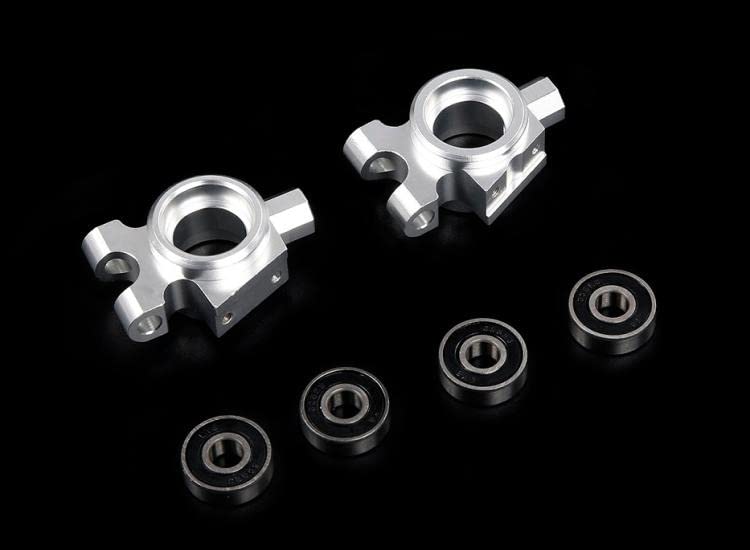 CNC Rear Wheel Hub Carrier Set for FG Monster RC Truck Rovan BM5