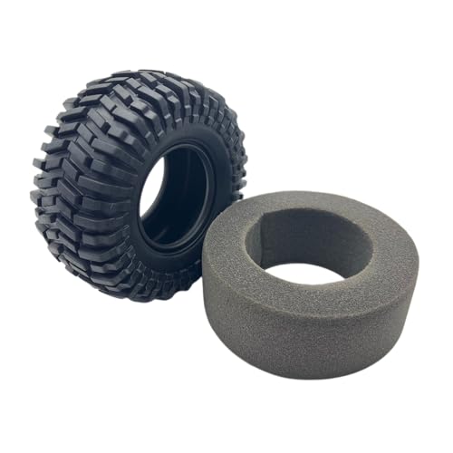 2.2 Crawler Tires with Foam Inserts for TRX4 Axial SCX10 III/II Wraith Redcat Gen 8 Vanquish VS4-10/H10/F10 RC4WD HPI 1/10 RC Rock Crawlers Trail Trucks RC Climbing Tyres, Soft & High Traction - size: 2.2 rc crawler tires