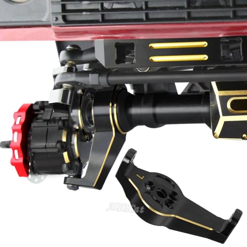 Brass Caster Blocks Protal Drive C Hub Carrier Upgrades Part for TRX-4/TRX-6 Crawler RC Car,ARRCat Brass Caster Blocks Protal Drive C Hub Carrier,Black