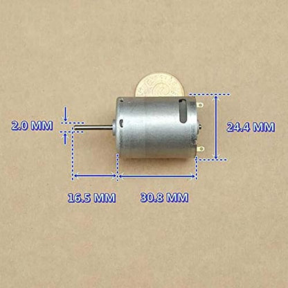 Mini Electronic Starter 370-5528 DC 4.2V 6V 7.4V 11.1V 50000RPM Ultra-High Speed Power Carbon Brush Micro Electronic Starter 370 DIY RC Toy Car Boat Water Gun Model Motors