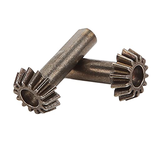 2Pcs RC Car Bevel Gear, Metal Heavy Duty Bevel Gear Accessory Part for 1/10 104001 RC Car Crawler