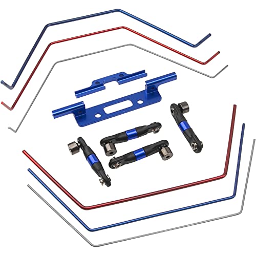 ShareGoo RC Sway Bar Kit Front & Rear Anti-Roll Bar Wide Sway Bar Compatible with 1/10 Traxxas Slash 2WD RC Car