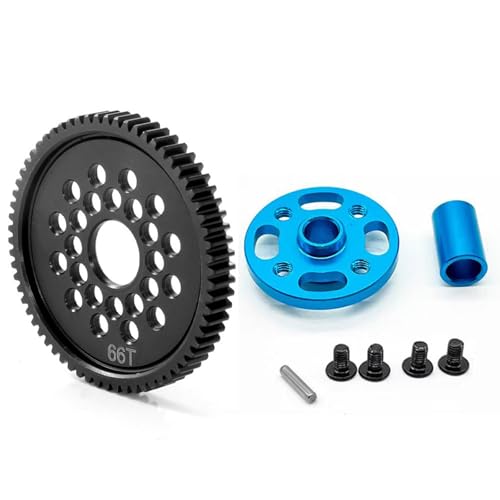 Steel High Speed Spur Gear 66T Main Gear for Tamiya All TT02 TT02B | RC Car Upgrade Parts - size: 66T
