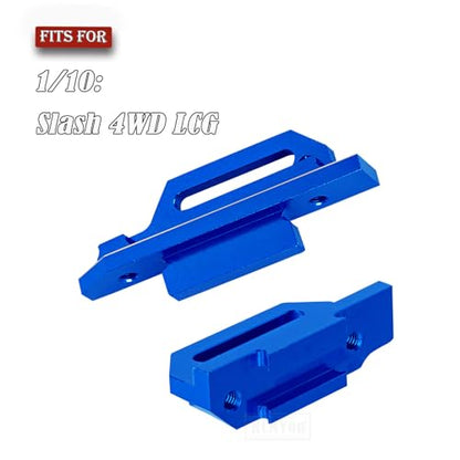 Aluminium Tall Battery Holder Mount Hold Down Upgrades Part for 1/10 Slash 4wd LCG Rally,Alloy Battery Mounting Plate Tray Battery Holder Mount with Strap,Navy Blue - color: Navy Blue - Parts