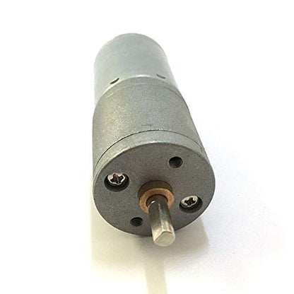 DC Motor 12V DC Motor Geared Electric Motor Mini 5Rpm 25mm High Torque 370 Brushed Low Speed Control for Car Boat Robot