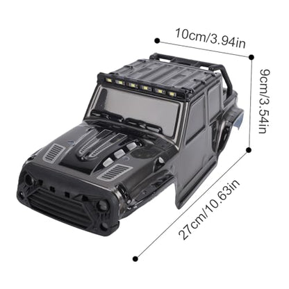RC Car Body Shell Replacement for SCY16103 16103PRO 1/16 4WD Truck with Quick Release Pins (Grey) - color: Grey
