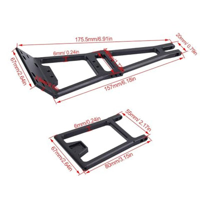 RC Winch/Servo Rescue Tow Truck Crane Arm Wrecker DIY Tool 1/10 RC Crawler Car Axial SCX10 D90 TRX4 Capra LCG Chassis Part (A Tow Truck Kit) - color: A Tow Truck Kit