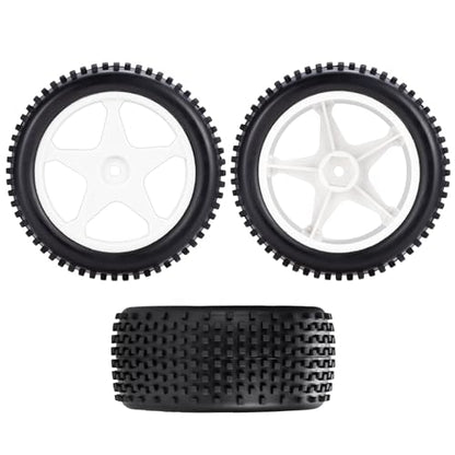 4pcs Tires&Hard Drift Wheels 12mm for Tamiya TT01 TT02 XV-01 HPI | RS4 1/10 RC Car Upgrade On Road Tyres