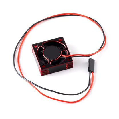 Universal RC Motor ESC Cooling Fan, High Speed Dissipation 30mm*30mm Aluminium Alloy RC Electric Motor Cooling Fan Universal Fit for RC Car Fan Mount Hole 24mm