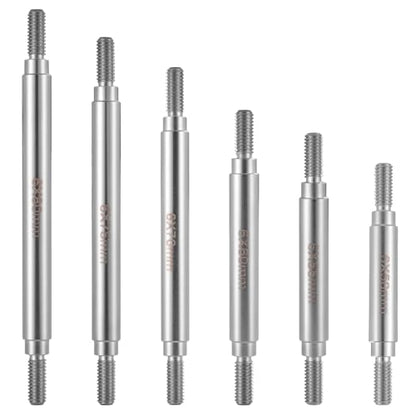 RC Stainless Steel Suspension Links Chassis Linkage Set 65mm | For 1/10 Scale SCX10 TRX4, RC Crawler - size: 65mm