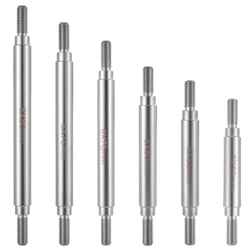 RC Stainless Steel Suspension Links Chassis Linkage Set 65mm | For 1/10 Scale SCX10 TRX4, RC Crawler - size: 65mm