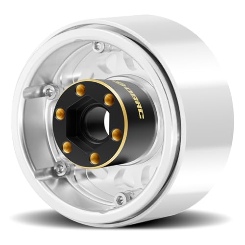 OGRC 1.9" Wheel Adapter 12mm Hex Hub Widen 6mm 9mm 15mm 22mm Brass Weights for SCX10 TRX4 GEN7 GEN8 1/10 RC Crawler (15mm)