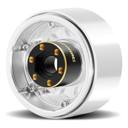 OGRC 1.9" Wheel Adapter 12mm Hex Hub Widen 6mm 9mm 15mm 22mm Brass Weights for SCX10 TRX4 GEN7 GEN8 1/10 RC Crawler (15mm)