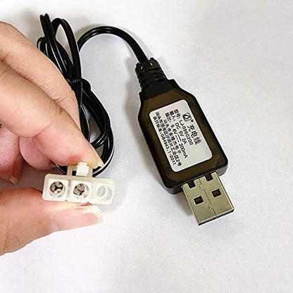 9.6V 700mAh NI-CD Battery with KET-3P Plug for RC Toy Like Robot car Remote Control Boat 9.6 Volt KET-3P with USB Charge Cable