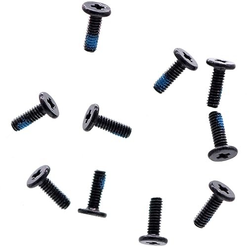 Deal4GO M2x6mm Flat-Head Phillips Screw Replacement for Dell HP ASUS Acer Lenovo MSI Laptop Bottom Case HDD Carrier - Black - size: M2x6.0mm