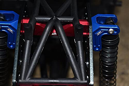 Aluminum Front Or Rear Frame Brace For Losi 1:8 LMT 4WD Solid Axle Monster Truck LOS04022 / LMT Mega Truck Brushless LOS04024 / LMT Grave Digger/Son-uva Digger LOS04021 Upgrades - 5Pc Set Green