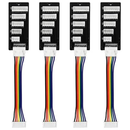 WMYCONGCONG 4 PCS 2-6S Balance Board Battery Charger Extend Expansion Board Adapter Converter for RC Vehicles Lipo Battery Charging