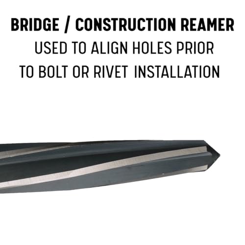 Drill America 1" Bridge/Construction Reamer with Hex Shank, DWR Series