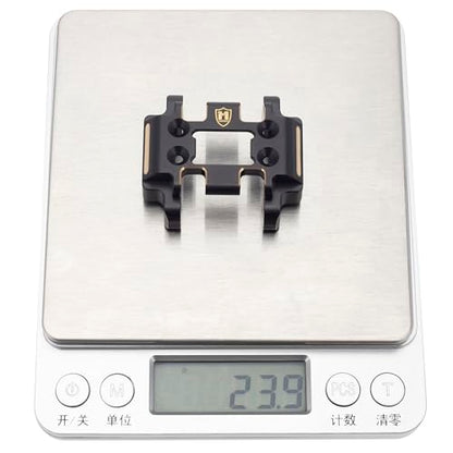 MEUS RACING 23.9g Brass Skid Plate for Redcat Ascent-18 Upgrades 1/18 RC Crawler Parts