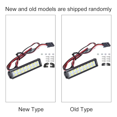RC LED Light Bar Roof Lamp 16pcs Lamp Beads Super Bright Spare Parts RC Crawler Cars, Hobby RC Power Plant & Driveline Systems RC LED Light Bar Roof LED Lamp Kit RC Roof Lamp
