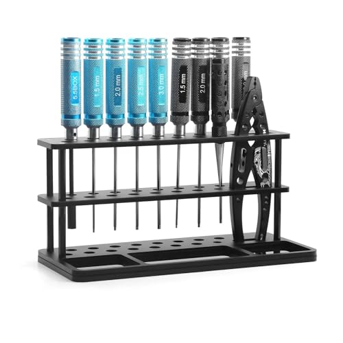 RC Repairs Spare Parts For RC Model Car Aircraft Boat Acrylic Screwdriver Storage Rack Holder Organizers Tool Place Support
