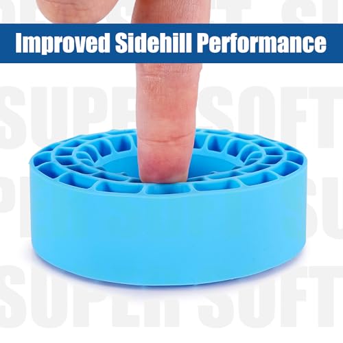 INJORA 1.55" Silicone Rubber Insert Foam for 95-97mm Tires(Blue) - color: Blue