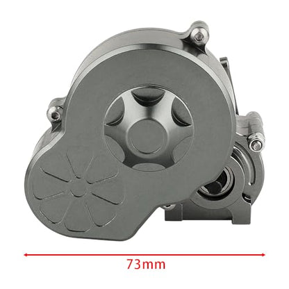 Metal Complete Transmission Cutoff Gearbox with Dig Gear for 1:10 Axial SCX10 AX10 Wraith RC Crawler Car Upgrade Part