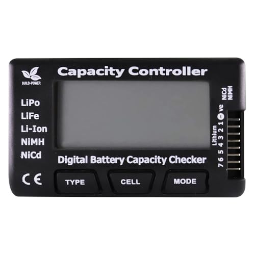 CellMeter7 Digital Battery Capacity Checker LiPo Life Li-ion NiCd NiMH Battery Voltage Tester