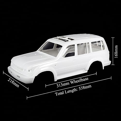 Classic Land Cruiser LC80 Body Shell 313mm 12.3inch Wheelbase for 1/10 RC Car TRX4 SCX10 Upgrade Accessories (LC80 Hard Body)