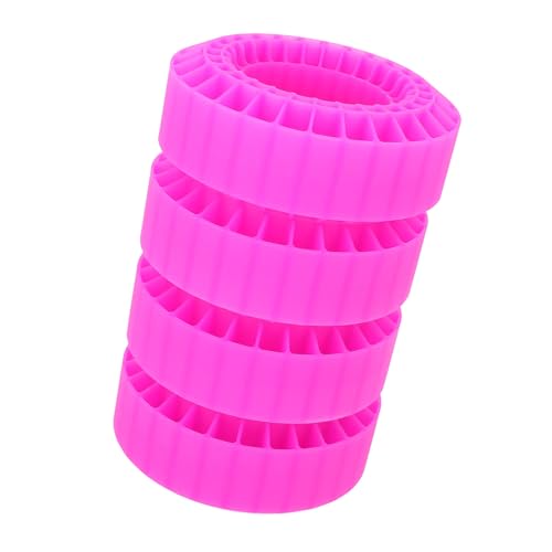 1.9 Tire Inserts Silicone Rubber Insert Foam, Silicone Insert Foam Fit 1.9 Wheel Tires, Silicone Tire Inserts Fit Wheel Tires 1/10 Crawler Accessories Red (Rose Red) - color: Rose Red