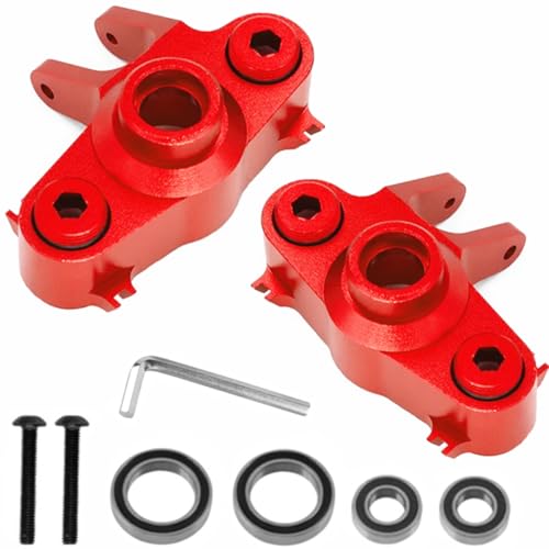 Aluminum Steering Blocks & Knuckle Arms for T-Maxx E-Maxx | Replaces #5334 | 1/10 Scale CNC Upgrade Set