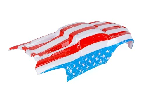 Custom Body Compatible for Sledge 6S 4WD 1/8 Truck Shell Cover (Flag Strip) - color: Flag Strip
