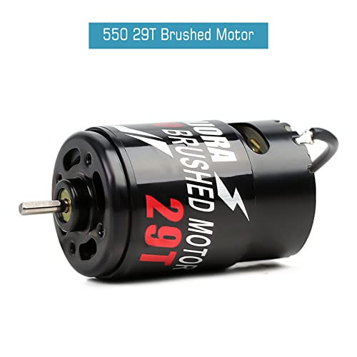 INJORA 550 3-Slot Waterproof Brushed Motor for 1/10 RC Car (29T) - size: 29T