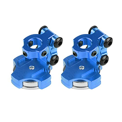 plplaaoo 2Pcs Aluminum Alloy Magnetic Stealth Invisible Body Post Mounts, Model Vehicle Accessories Metal Magnetic Stealth Body Post Mount for 1/10 RC Car Crawler(Blue), Magnetic Stealth invisibl - color: Blue