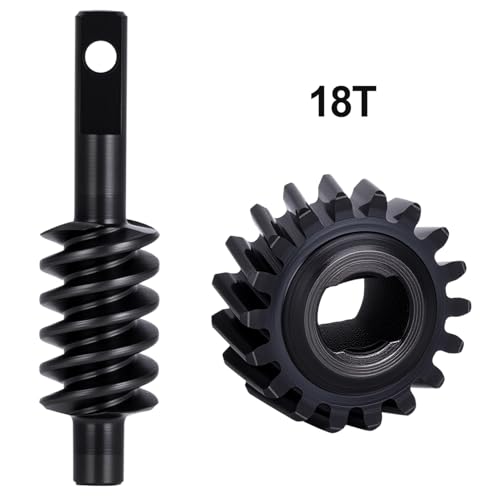 GOUPRC 2/18T Steel Differential Gear Worm Gear for SCX30 1/30 Axial RC Crawler Upgrades, 2 Pairs - style: 18T of 2 Pairs