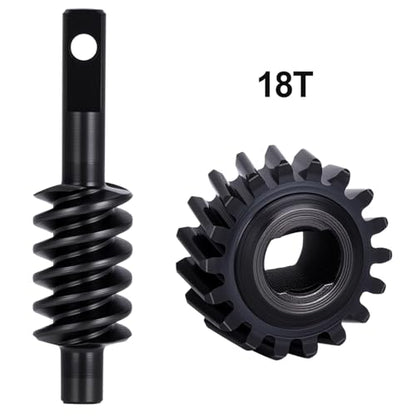 GOUPRC 2/18T Steel Differential Gear Worm Gear for SCX30 1/30 Axial RC Crawler Upgrades, 2 Pairs - style: 18T of 2 Pairs