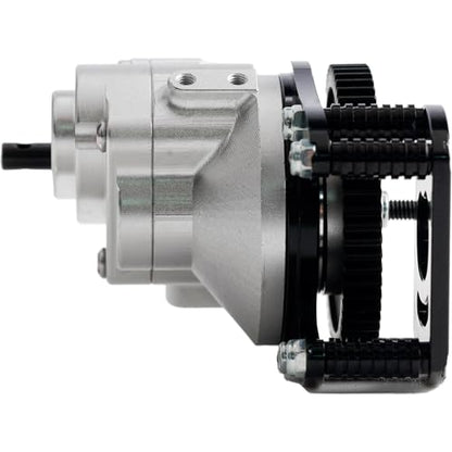 RC D90 Single Speed Transmission Gearbox,Aluminium Alloy RC Chassis,Suit for Gelande II FJ40 G2 D90 TF2 1/10 RC Crawler Upgrade Parts (Transmission)