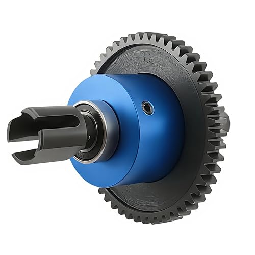 50T Center Differential Set for ARRMA Kraton Mojave Big Rock (Blue) | Steel,1/8,1/7,V5,V6,EXB,ARA310991,RC Upgrade Parts,High Strength,Wear Resistant - color: Blue