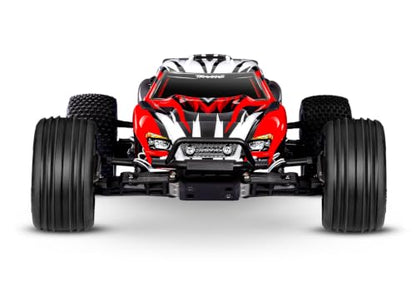 Traxxas Rustler 2WD XL-5 Stadium Truck with Battery and Charger - color: Red