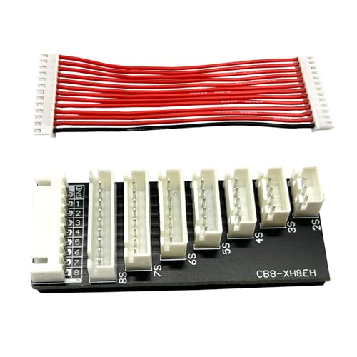 2Packs 2-8S Lipo Battery Balance Board XH Connector Battery Charger Extend Expansion Board Adapter Converter for Icharger 308/406/408 Duo ISDT Charger