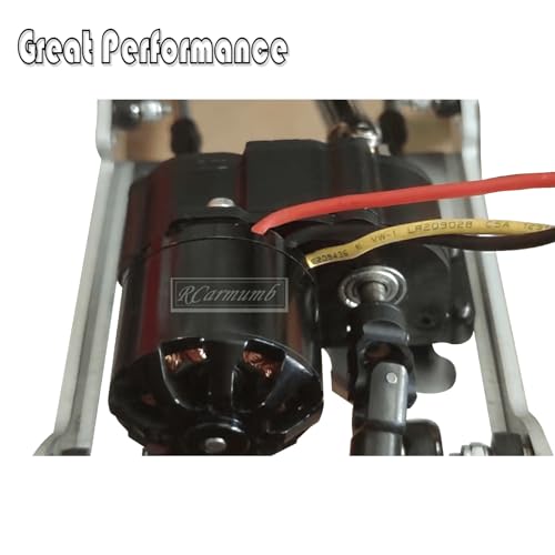 Center Transmission Gearbox Upgrades Part for 1/10 RC Crawler car Axial SCX10 SCX10 ii 90047 Wraith,Aluminum LCG Middle Transmission Gearbox Hops up,Black - color: Black(1 Pack)
