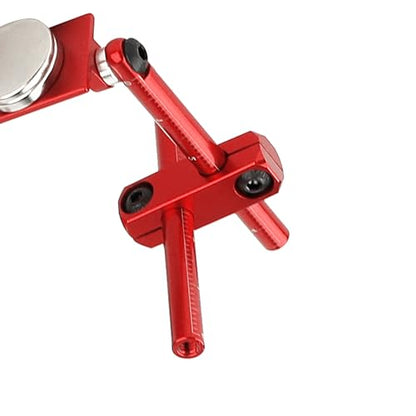 RC Magnetic Body Post Stealth Invisible Body Shell Mount Column Kit Compatible with HSP Sakura D3 XIS Himoto HPI Tamiya TT-01 TT-02 1/10 RC Touring Car Drift Car (red) - color: Red