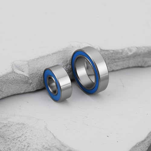 22pcs RC Rubber Sealed Bearing Kit Compatible with CC-02 Defender 90 G 500 Unimog 406