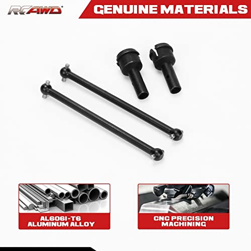 2x Rear Wheel Axle 8X36mm Dogbone 91mm for Arrma 6S BLX Infraction Felony Typhon Upgrade Parts