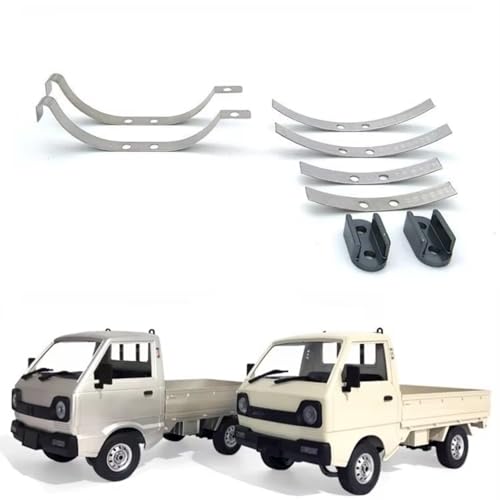 Compatible with WPL D12 B14 B24 B16 B36 RC Truck Car Upgrade Parts Accessories 2 Pair Steel Shock Absorber for Leaf Springs Suspension RC Assortment
