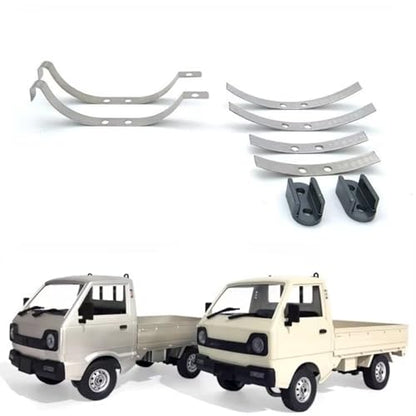 Compatible with WPL D12 B14 B24 B16 B36 RC Truck Car Upgrade Parts Accessories 2 Pair Steel Shock Absorber for Leaf Springs Suspension RC Assortment